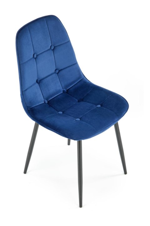 K417 krzesło granatowy velvet K417 krzesło granatowy velvet