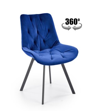 K519 krzesło granatowy