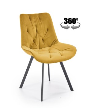 K519 krzesło musztardowy