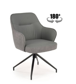 K527 krzesło popielaty / j. popiel
