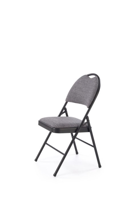 K566 krzesło składane, czarny / popiel K566 krzesło składane, czarny / popiel