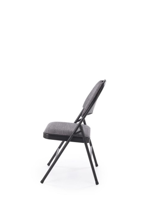 K566 krzesło składane, czarny / popiel K566 krzesło składane, czarny / popiel