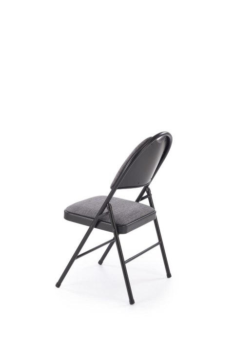 K566 krzesło składane, czarny / popiel K566 krzesło składane, czarny / popiel
