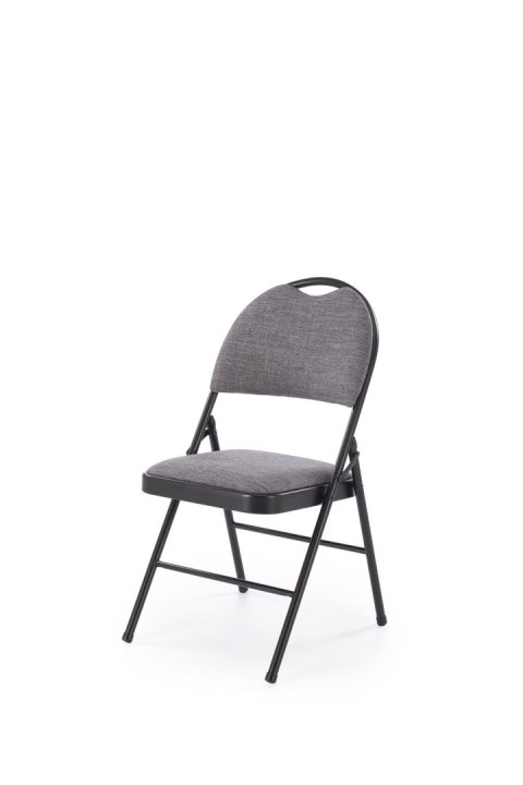 K566 krzesło składane, czarny / popiel K566 krzesło składane, czarny / popiel