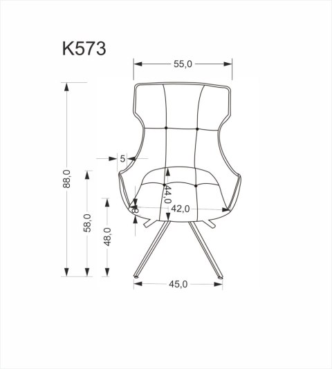 K573 krzesło beżowy K573 krzesło beżowy