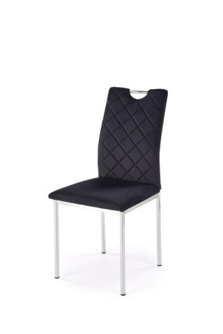 K578 krzesło czarny / srebrny