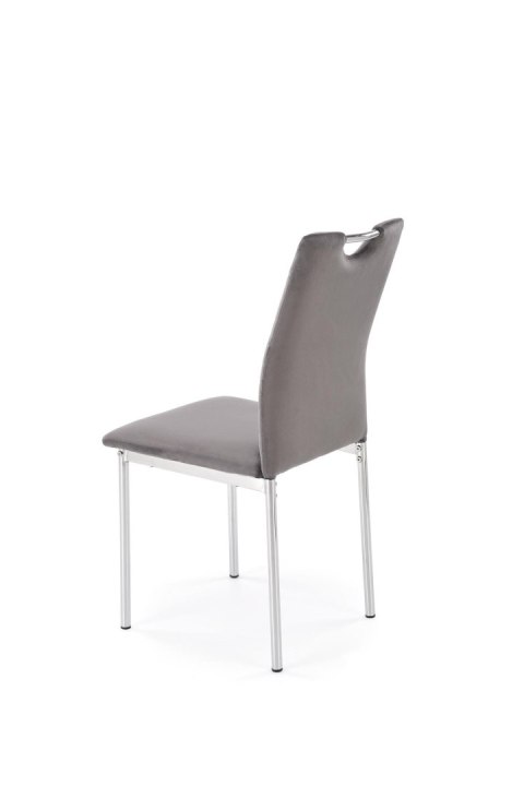 K578 krzesło popielaty / srebrny K578 krzesło popielaty / srebrny