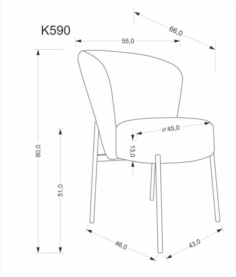 K590 krzesło beżowy K590 krzesło beżowy