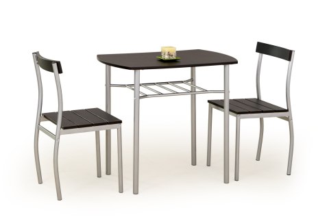 LANCE zestaw stół + 2 krzesła wenge LANCE zestaw stół + 2 krzesła wenge