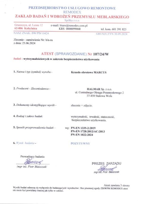MARCUS fotel gabinetowy czarny MARCUS fotel gabinetowy czarny