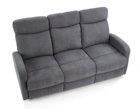 OSLO 3S, sofa 3S ciemny popiel