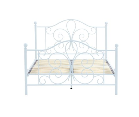 PANAMA 140 cm łóżko metalowe biały
