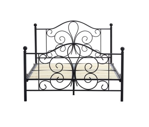 PANAMA 140 cm łóżko metalowe czarny