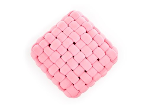 RUBIK pufa jasny różowy RUBIK pufa jasny różowy