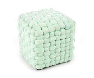 RUBIK pufa jasny zielony