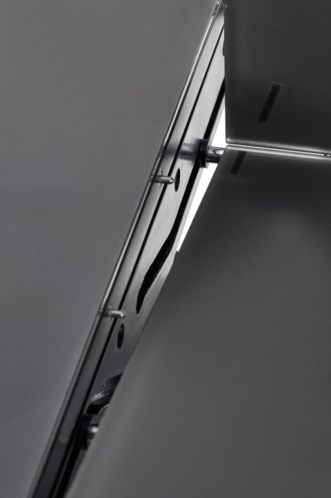 SILVESTRO stół rozkładany blat - ciemny popiel, noga - czarny