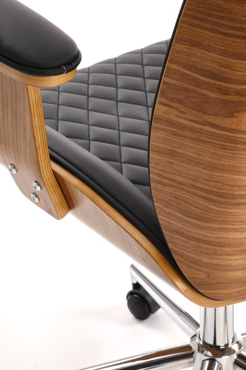 TIMBER fotel gabinetowy orzechowy/czarny TIMBER fotel gabinetowy orzechowy/czarny
