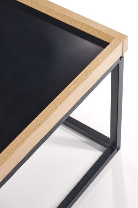 VESPA ława blat naturalny, nogi: czarny