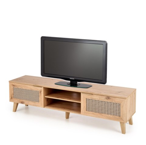 BORNEO RTV-1 stolik RTV dąb artisan/czarny BORNEO RTV-1 stolik RTV dąb artisan/czarny