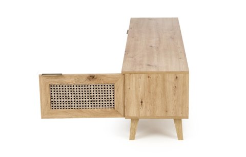 BORNEO RTV-1 stolik RTV dąb artisan/czarny BORNEO RTV-1 stolik RTV dąb artisan/czarny