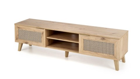 BORNEO RTV-1 stolik RTV dąb artisan/czarny BORNEO RTV-1 stolik RTV dąb artisan/czarny