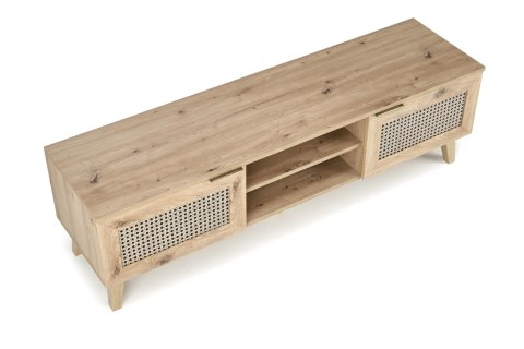 BORNEO RTV-1 stolik RTV dąb artisan/czarny BORNEO RTV-1 stolik RTV dąb artisan/czarny
