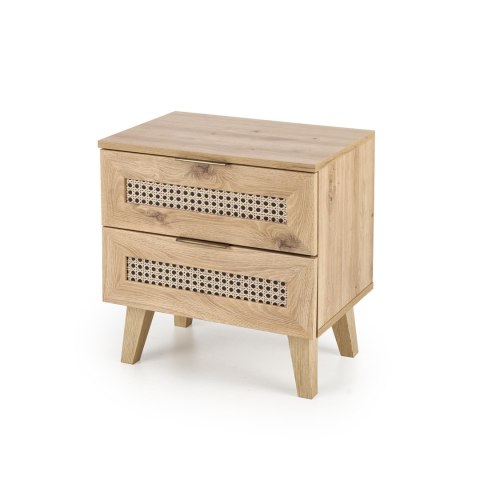 BORNEO SN-1 szafka nocna dąb artisan/czarny BORNEO SN-1 szafka nocna dąb artisan/czarny