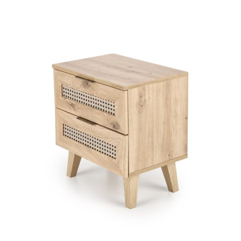BORNEO SN-1 szafka nocna dąb artisan/czarny BORNEO SN-1 szafka nocna dąb artisan/czarny