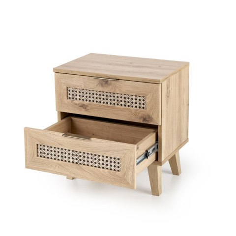 BORNEO SN-1 szafka nocna dąb artisan/czarny BORNEO SN-1 szafka nocna dąb artisan/czarny
