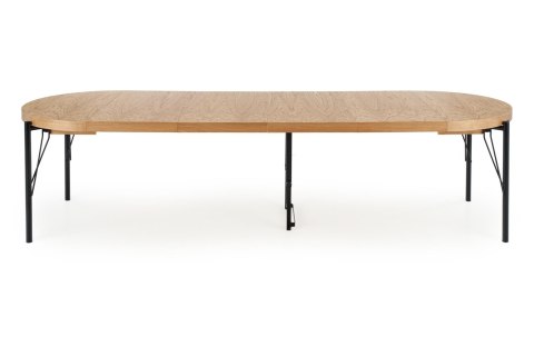 INFERNO stół rozkładany dąb naturalny - czarny