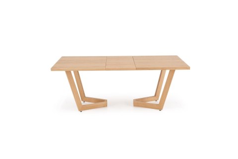 MASSIVE 3 stół rozkładany 160-250x90x77 cm dąb naturalny/dąb naturalny