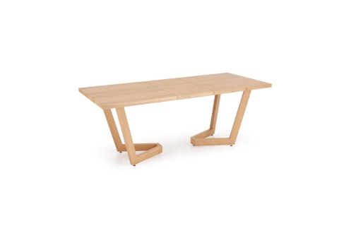 MASSIVE 3 stół rozkładany 160-250x90x77 cm dąb naturalny/dąb naturalny