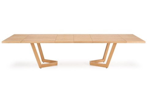 MASSIVE 3 stół rozkładany 160-250x90x77 cm dąb naturalny/dąb naturalny