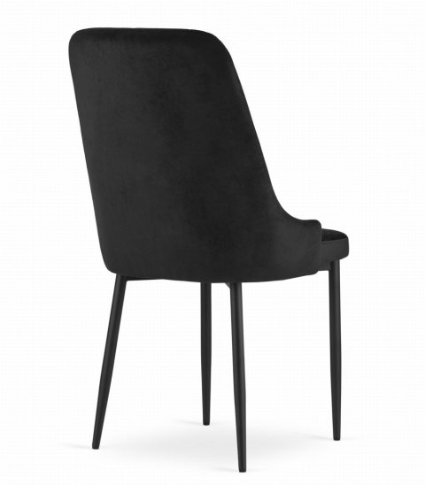 Krzesło CAPRI - czarne x 4 Krzesło CAPRI - czarne x 4
