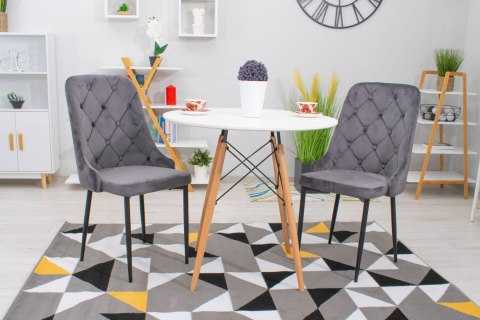 Krzesło CAPRI - szare x 4 Krzesło CAPRI - szare x 4