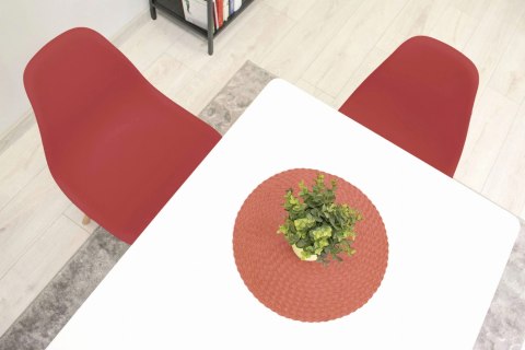 Krzesło OSAKA cynober / nogi naturalne x 2 Krzesło OSAKA cynober / nogi naturalne x 2