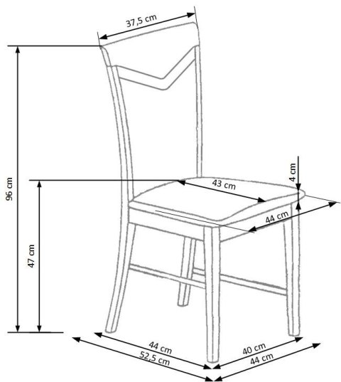 CITRONE krzesło czereśnia ant. II / tap: MESH 1 CITRONE krzesło czereśnia ant. II / tap: MESH 1