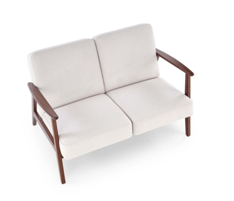 MILANO 2S sofa - jasny beżowy tap. Castel 04 MILANO 2S sofa - jasny beżowy tap. Castel 04