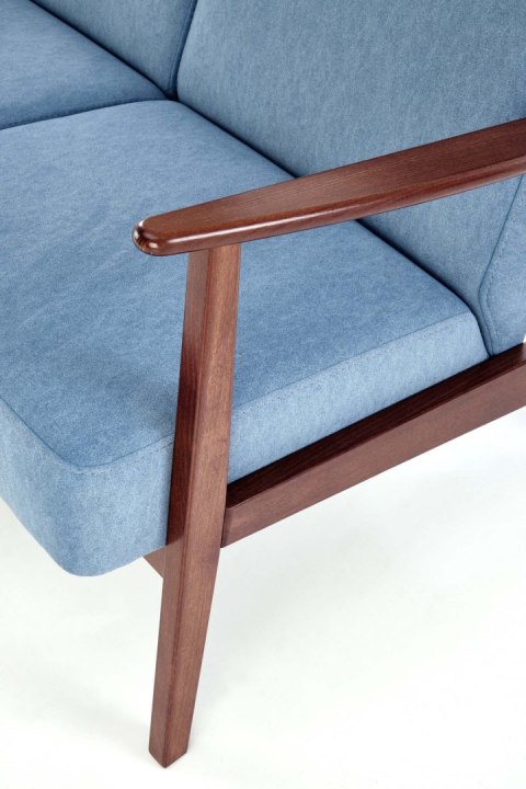 MILANO 2S sofa - niebieski tap. Castel 74 MILANO 2S sofa - niebieski tap. Castel 74
