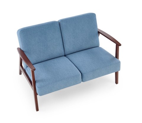 MILANO 2S sofa - niebieski tap. Castel 74 MILANO 2S sofa - niebieski tap. Castel 74