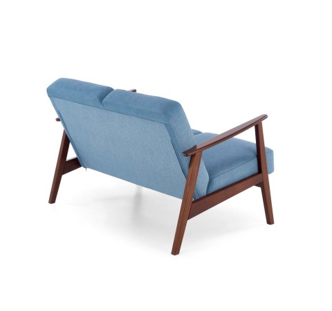 MILANO 2S sofa - niebieski tap. Castel 74 MILANO 2S sofa - niebieski tap. Castel 74