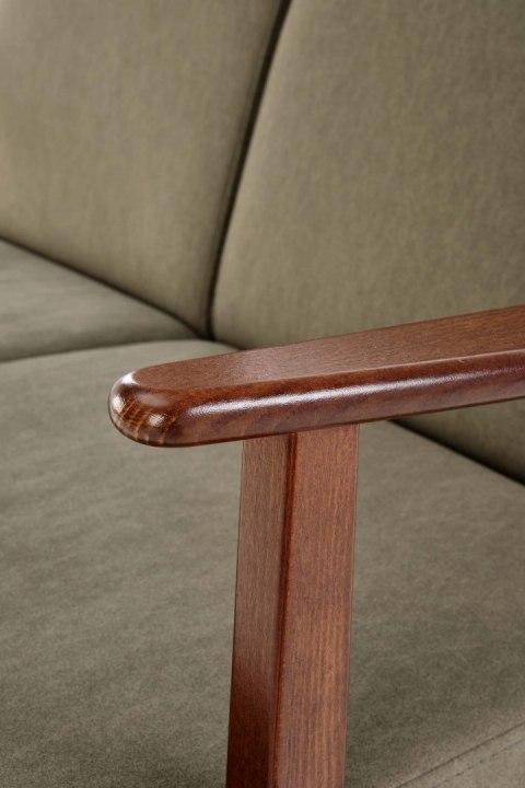 MILANO 2S sofa - oliwkowy tap. Castel 39 MILANO 2S sofa - oliwkowy tap. Castel 39