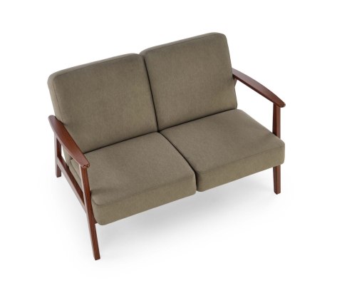 MILANO 2S sofa - oliwkowy tap. Castel 39 MILANO 2S sofa - oliwkowy tap. Castel 39