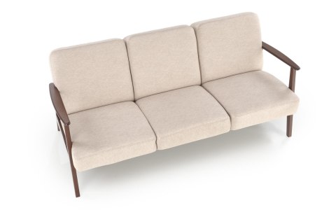 MILANO 3S sofa - beżowy tap. Castel 15 MILANO 3S sofa - beżowy tap. Castel 15