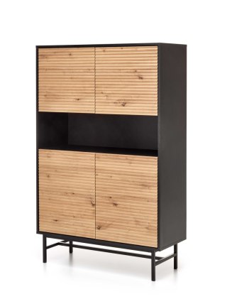 MURANO KM-3 komoda dąb artisan/czarny