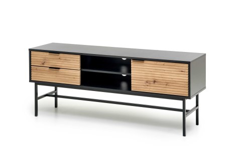 MURANO RTV-1 stolik RTV dąb artisan/czarny MURANO RTV-1 stolik RTV dąb artisan/czarny
