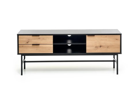 MURANO RTV-1 stolik RTV dąb artisan/czarny MURANO RTV-1 stolik RTV dąb artisan/czarny