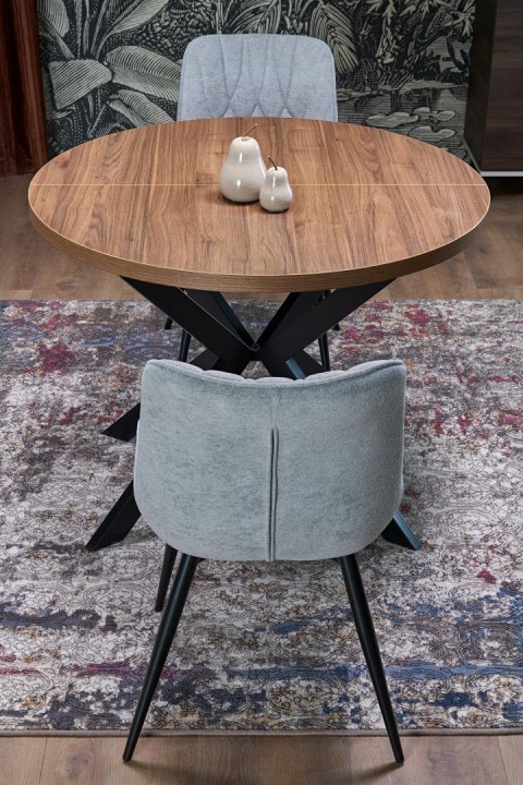 PERONI stół rozkładany orzech - czarny