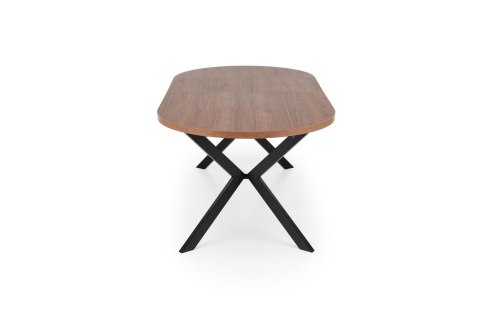 PERONI stół rozkładany orzech - czarny