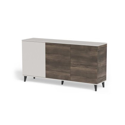 RANDOM 2 KM-1 komoda kaszmir / orzech / czarny